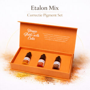 PMU corrector pigment set van Etalon Mix met mini correctors Yellow Orange Terracotta