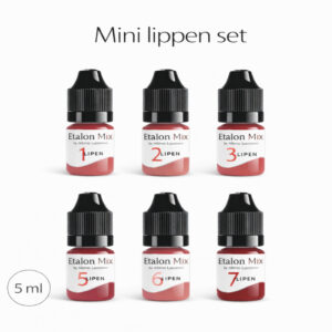 Lip pigment set Etalon Mix hybride PMU pigmenten voor professionele lip pigmentatie