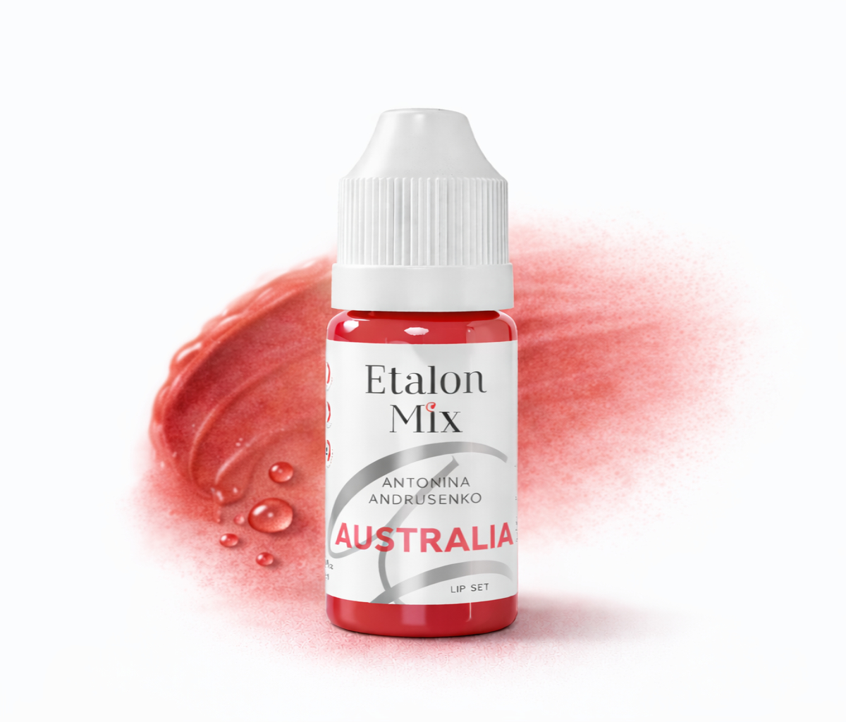 Lip blush resultaat met Australia lip pigment van Etalon Mix met transparante genezing