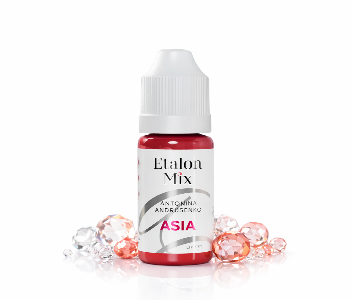 Professioneel lip pigment Asia uit de Light Series van Etalon Mix voor natuurlijke lip blush resultaten en second skin genezing