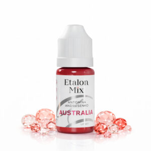 Etalon Mix Australia lip pigment uit de Light Series met transparant second skin genezen resultaat