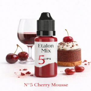 Cherry Mousse lip pigment van Etalon Mix voor professionele PMU lip blush en full lips behandelingen met elegante diepte