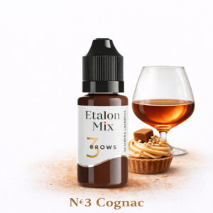 Hybride wenkbrauw pigment Cognac van Etalon Mix voor permanente make-up