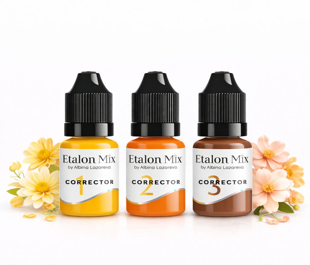 Etalon Mix Mantra corrector PMU pigment voor kleurcorrectie wenkbrauwen en lippen kopen Nederland