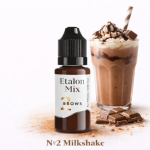 Hybride pigment nr 2 Milk Chocolate van Etalon Mix voor PMU wenkbrauwen