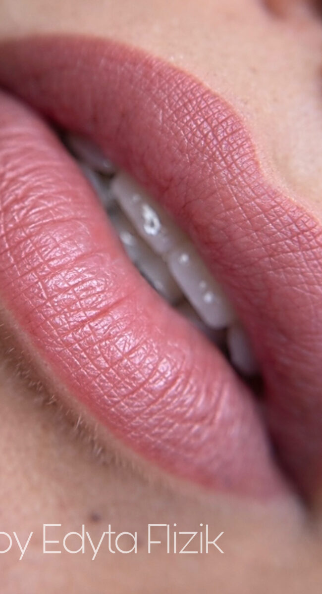 lip blush genezing resultaat na behandeling van lippen